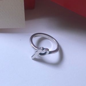 James Avery Script Initial Ring